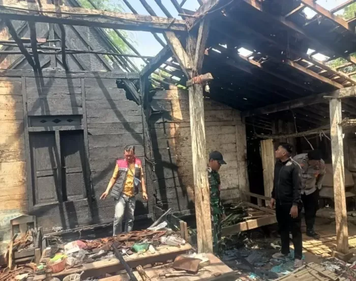 Rumah Lansia di Tawangharjo Hangus Terbakar, Korsleting Listrik Diduga Jadi Pemicu