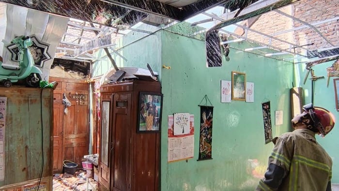 Akibat Anak Main Korek Api, Rumah Warga Cawas Klaten Ludes Terbakar
