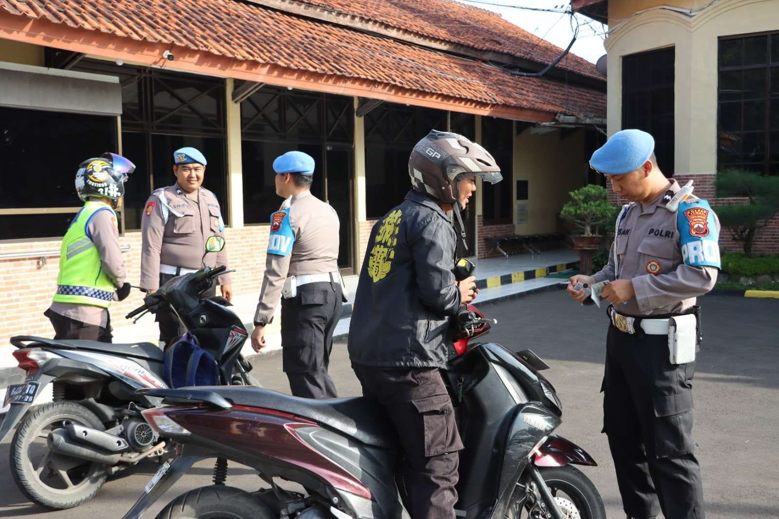 Propam Polres Tegal Gelar Operasi Gaktibplin untuk Tingkatkan Disiplin Anggota