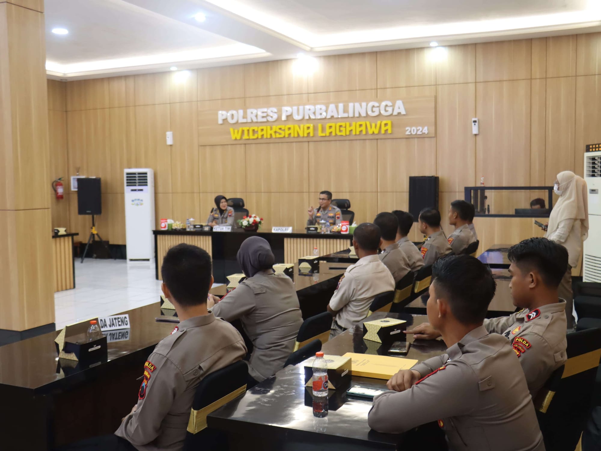 Polda Jateng Lakukan Asistensi dan Penilaian Pelayanan Publik di Polres Purbalingga