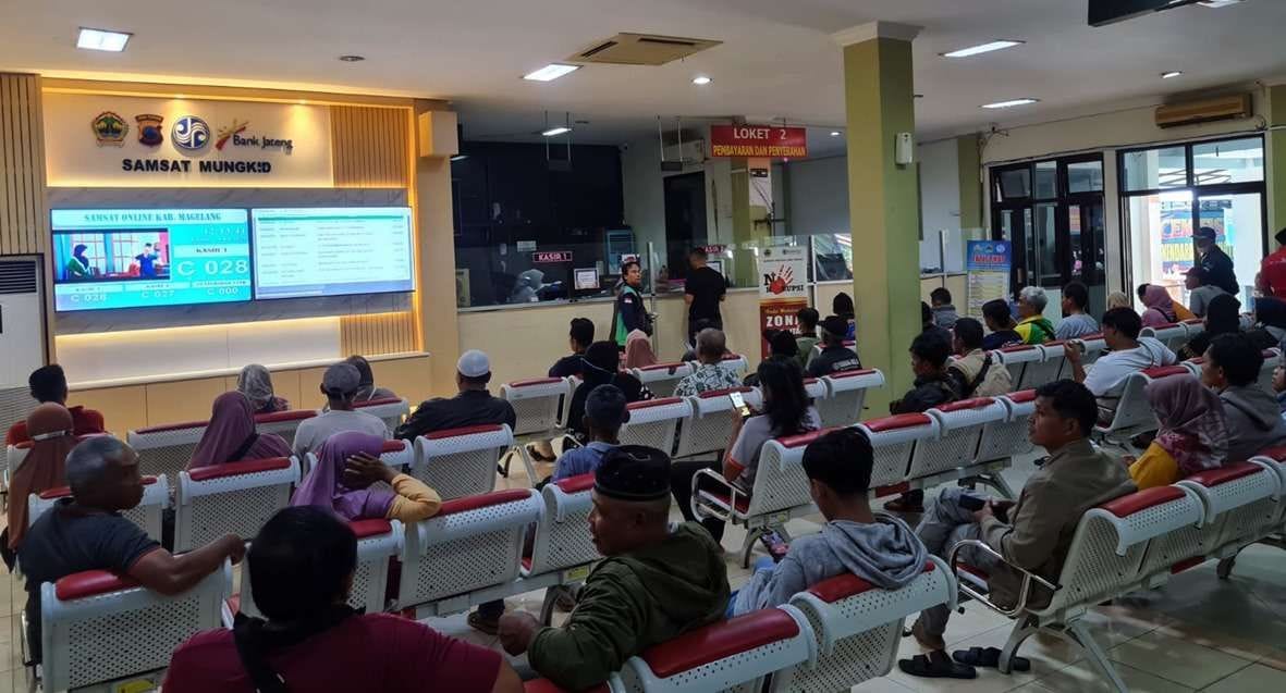 Samsat Magelang Catat Peningkatan Pembayaran Pajak Kendaraan Selama Pemutihan
