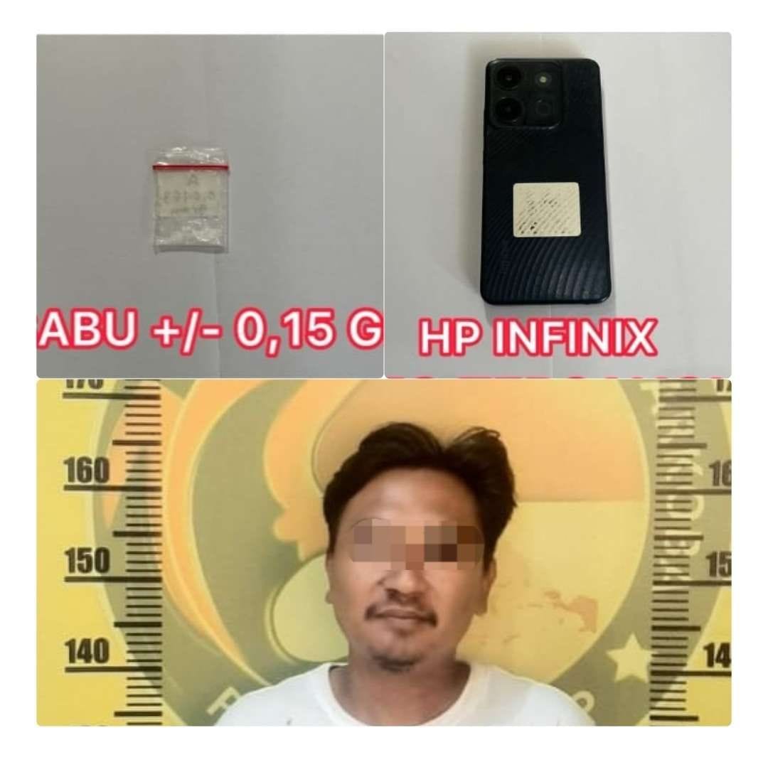 Polisi Amankan Warga Tegalkamulyan Cilacap dengan Sabu