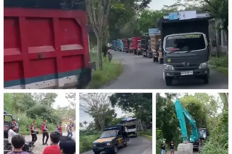Mabes Polri Gerebek Tambang Ilegal di Lereng Merapi, Klaten