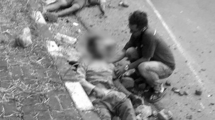 Kecelakaan di Turunan Tajam Semarang, Pikap Terguling dan Tabrak Motor, 6 Terluka