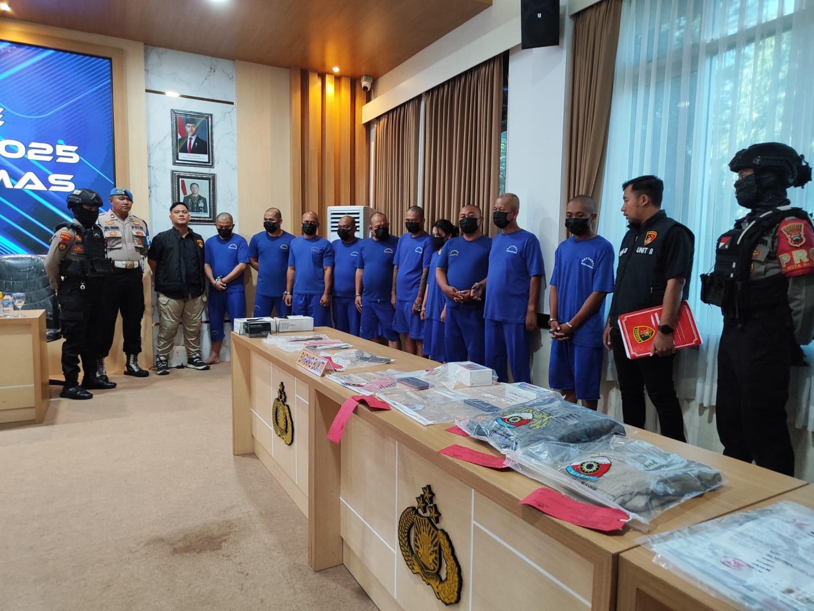 15 Hari Operasi Aman Candi, Polresta Banyumas Tangkap 9 Pria dan 1 Wanita