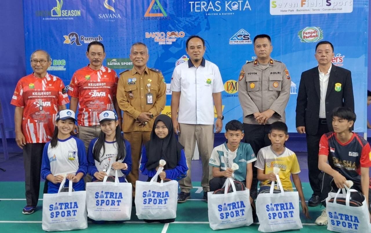 Ratusan Pebulu Tangkis Meriahkan Kejurkot Kapolresta Malang Kota Open 2025