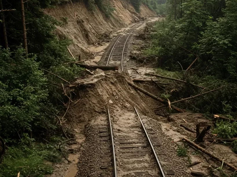 Jalur Kereta Api Grobogan Terendam Banjir, Perjalanan Terganggu