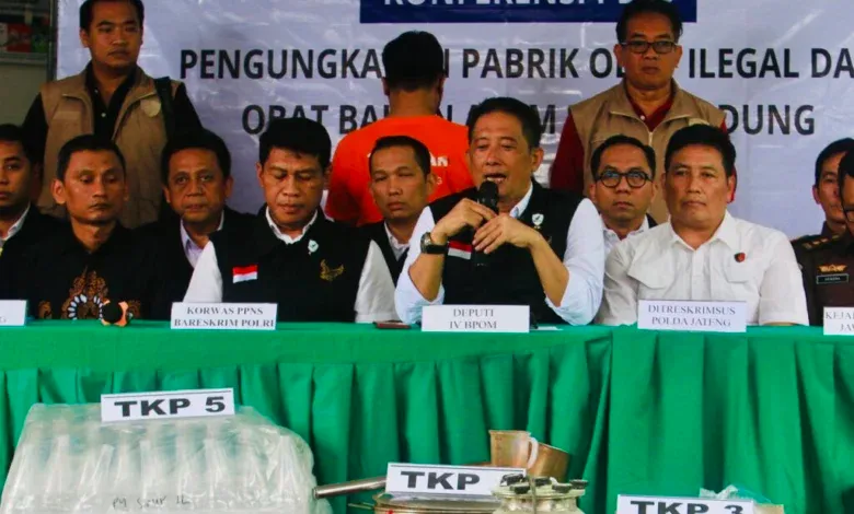 Obat Ilegal Senilai Milyaran Beredar di Klaten dan Kudus, Ini Daftarnya