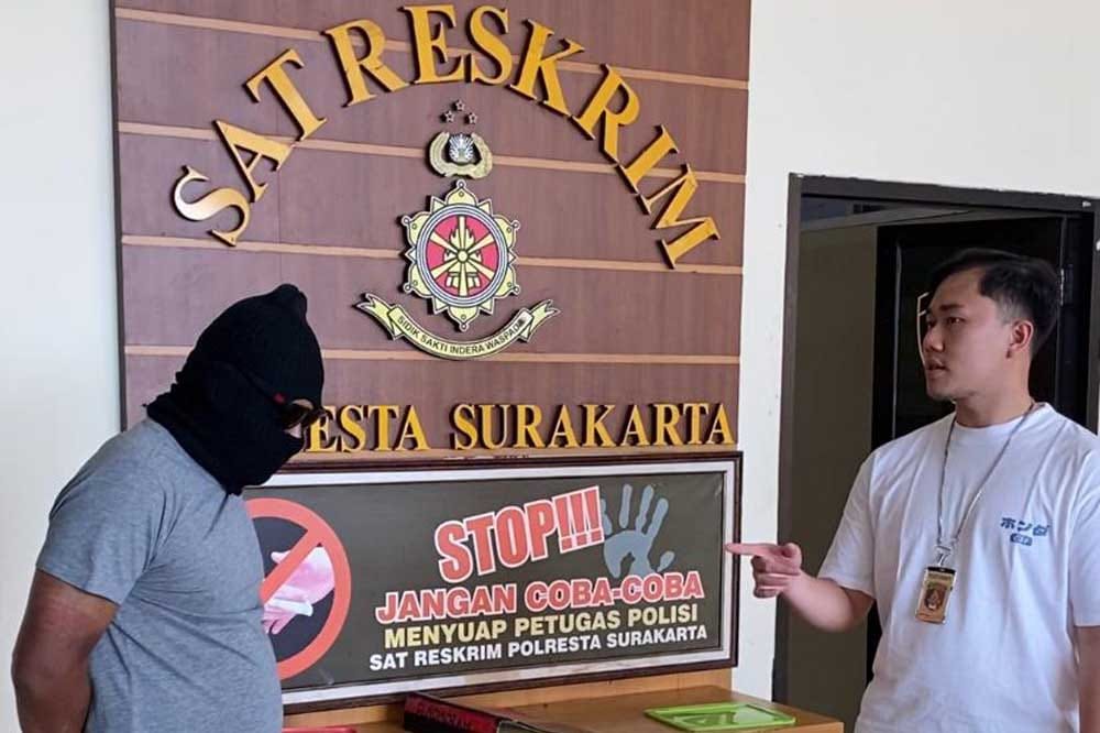 Tim Resmob Polresta Surakarta Bekuk Driver Ojol Pencuri Motor di Warung Kopi Jebres