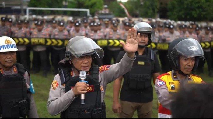 Polres Sragen dan Polda Jateng Gelar Olah Taktis Hadapi Potensi Konflik Sosial