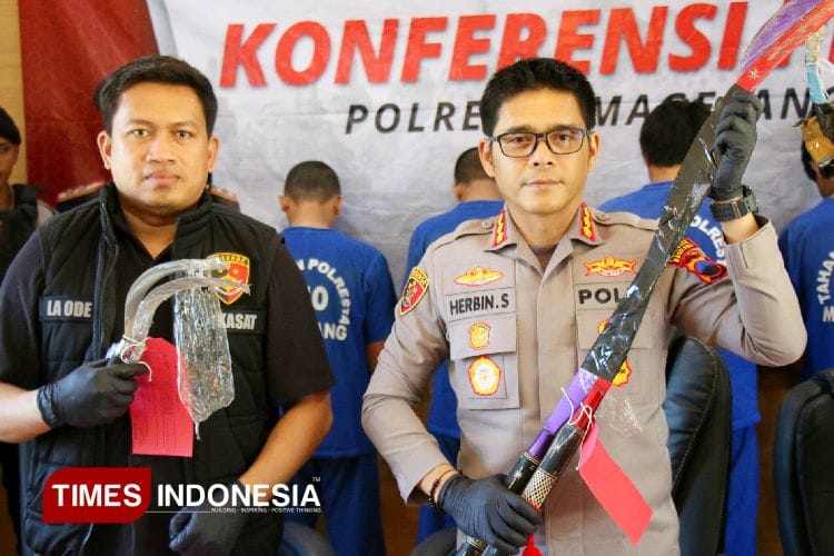 Polresta Magelang Bongkar 8 Kasus Kriminal dalam Operasi Aman Candi 2025