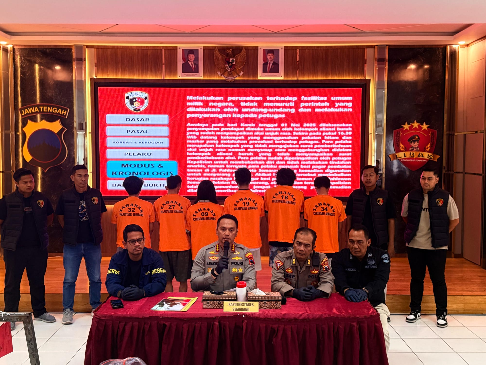 Aksi Ricuh May Day Semarang, 6 Anggota Anarko Resmi Jadi Tersangka