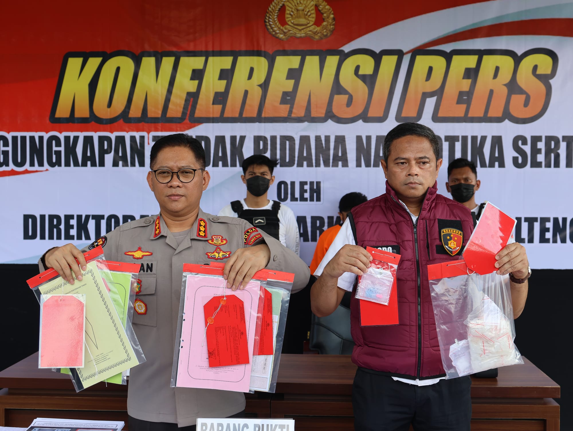Polda Kalteng Gelar Konferensi Pers, Hasil Pengungkapan 497 Gram Narkoba di Wilayah Kotim
