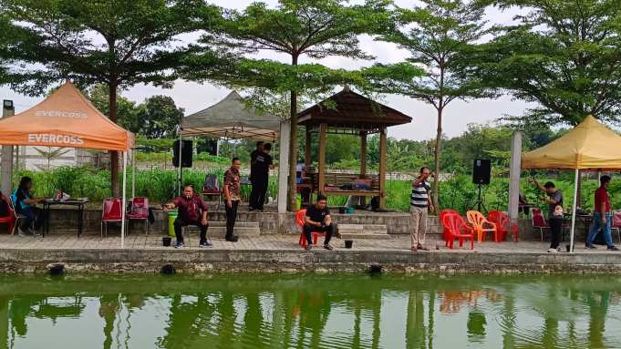 Sat Lantas Polres Grobogan Gelar Mancing Bareng Wartawan, Suasana Penuh Keakraban