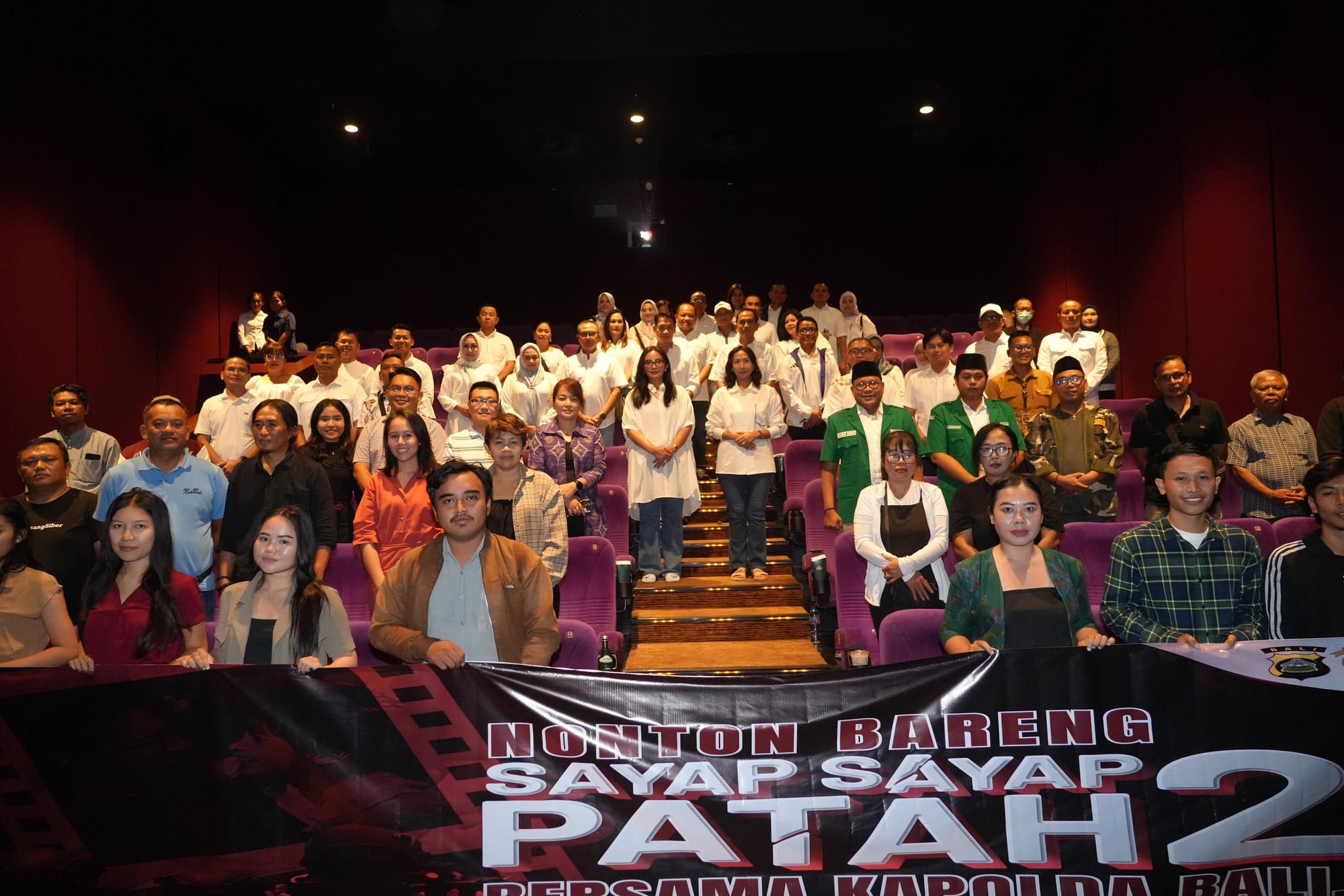 Tingkatkan Jiwa Korsa, Polda Bali Nobar Film "Sayap-Sayap Patah 2"