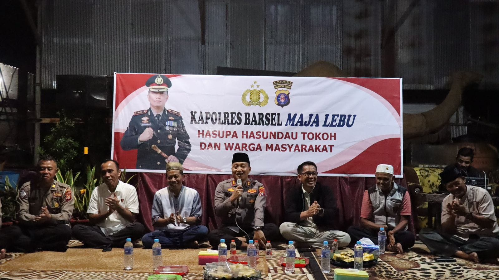 Tatap Muka dan Dialog, Kapolres Barsel Sambangi Warga RT 24 Hilir Sper