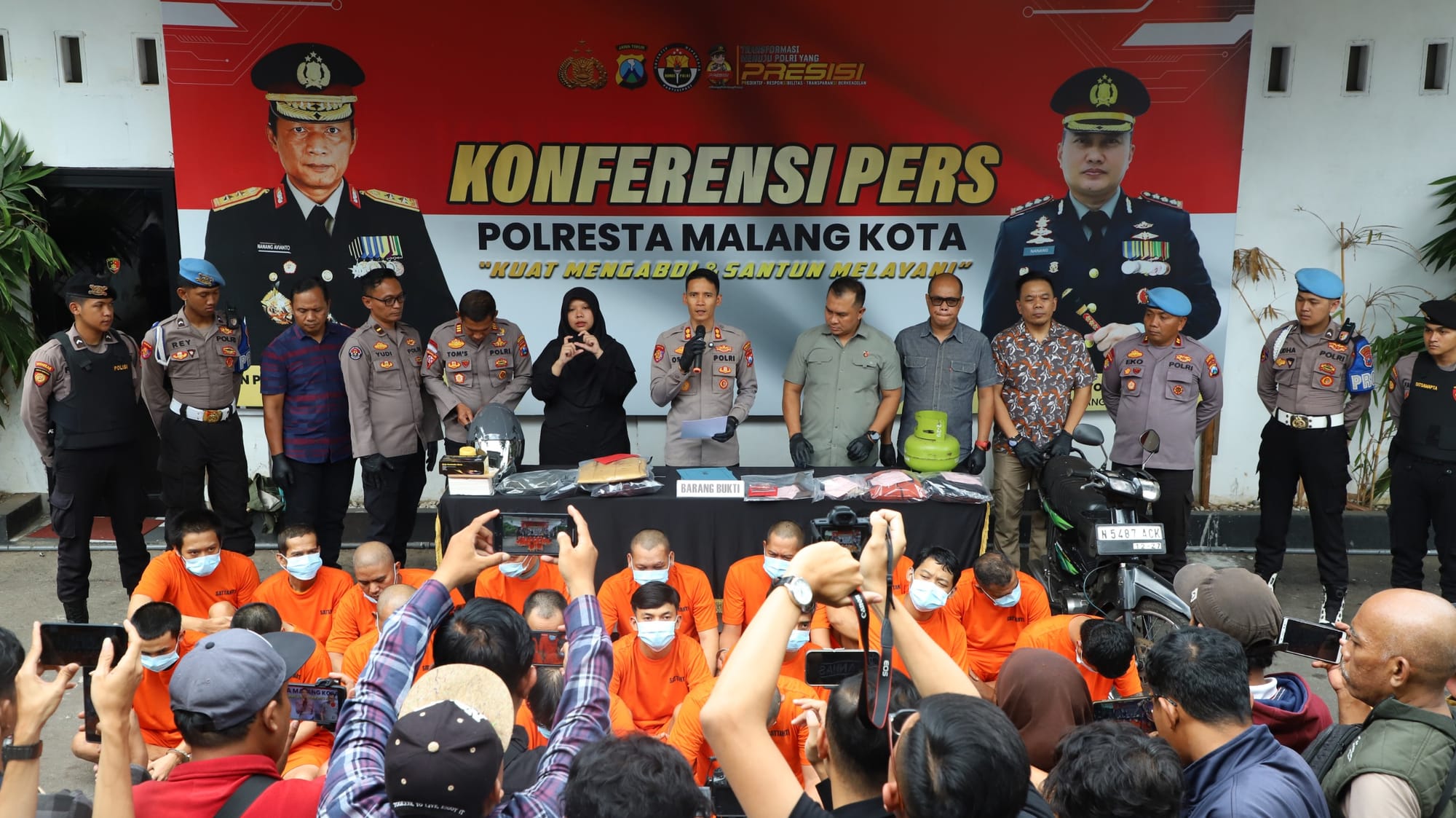 Operasi Pekat II Semeru 2025: Polresta Malang Kota Tegaskan Komitmen Zero Tolerance