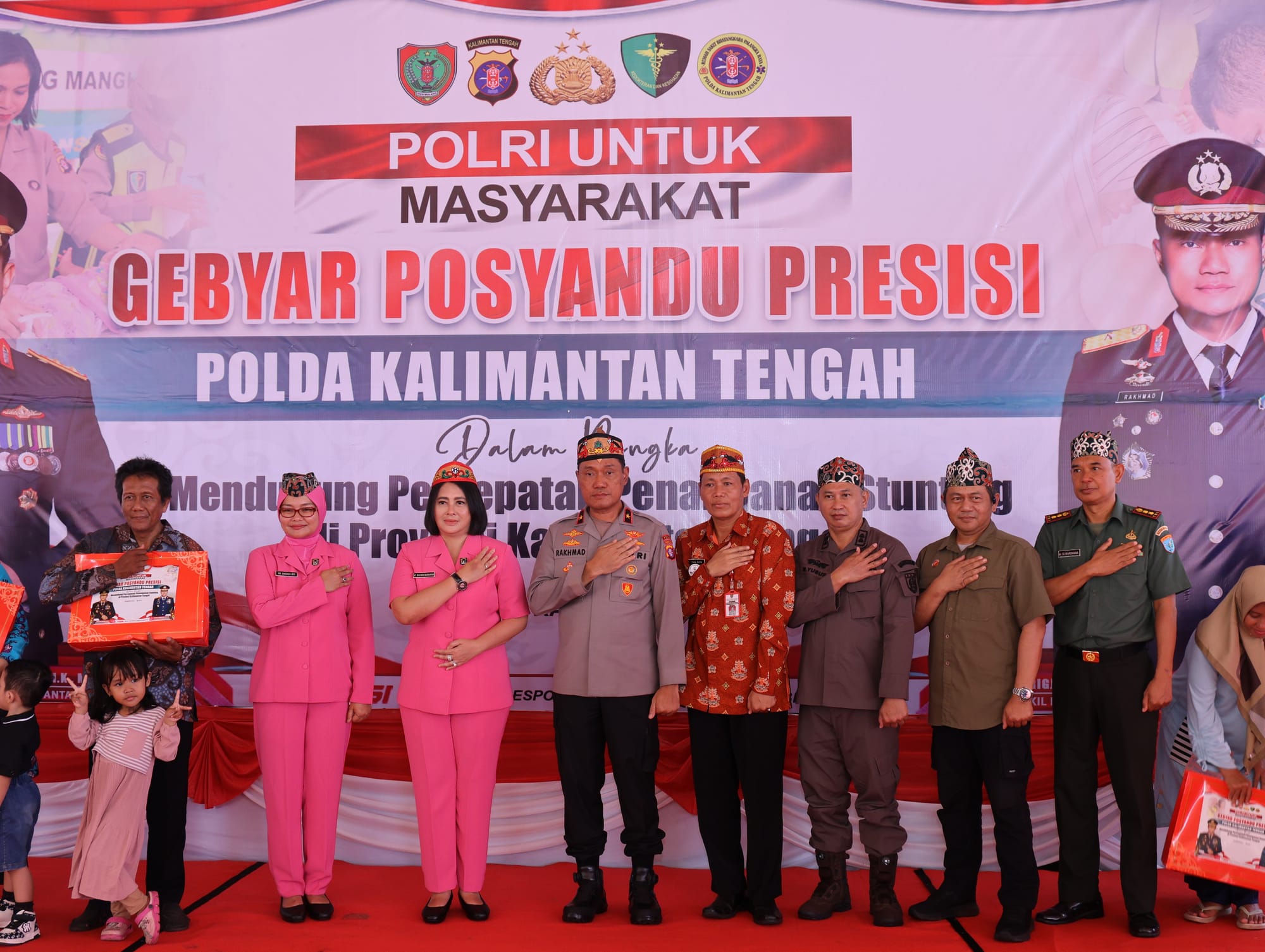 Wujudkan Generasi Sehat, Polda Kalteng Dorong Gebyar Posyandu Presisi di Seluruh Kalimantan Tengah
