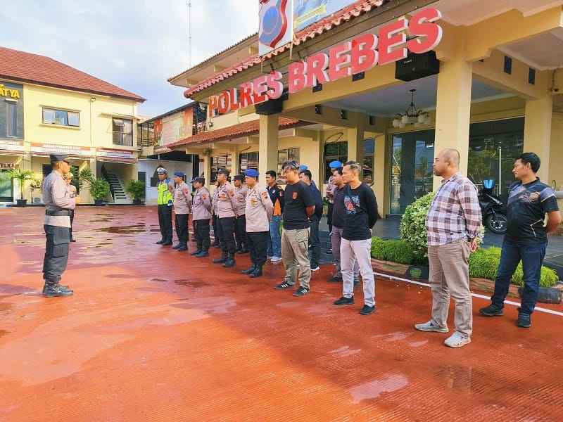 Akhir Pekan, Polres Brebes Siagakan Kompi Kamtibmas untuk Antisipasi Gangguan Keamanan