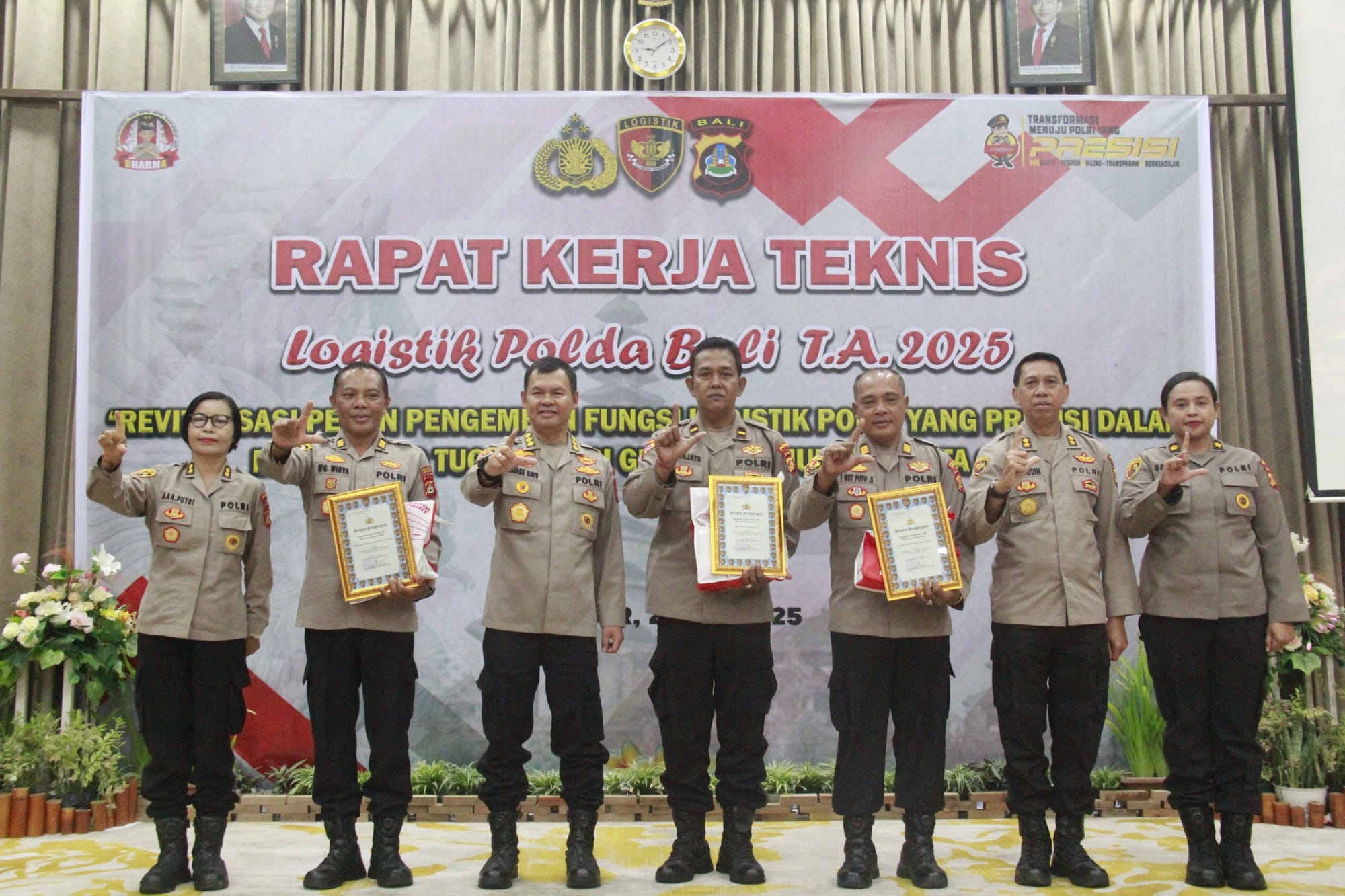 Dukung Polri Presisi, Polda Bali Laksanakan Rakernis Logistik T.A. 2025