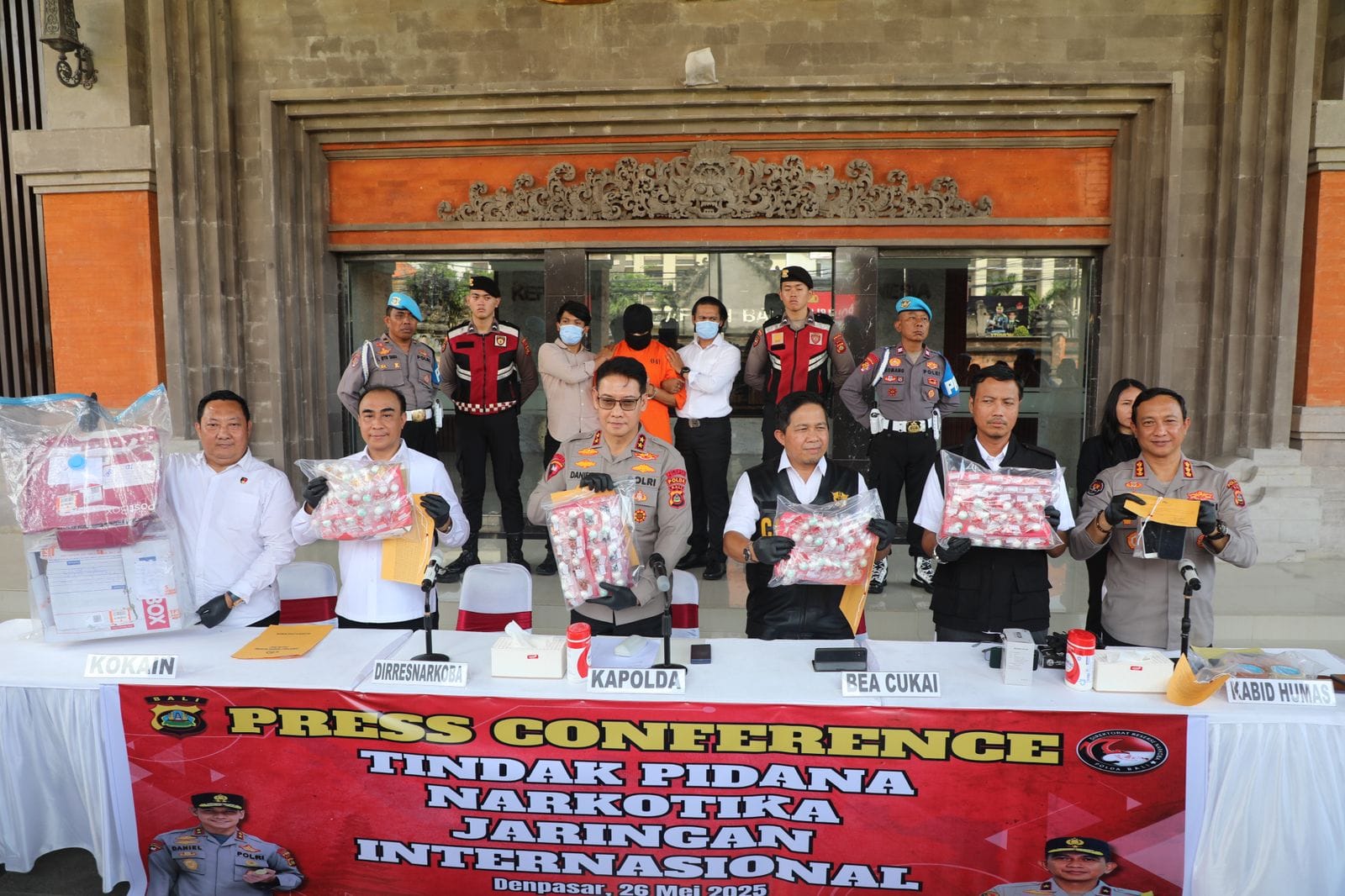 Polda Bali & Bea Cukai Gagalkan Penyelundupan Kokain Jaringan Internasional Senilai Rp12 Miliar