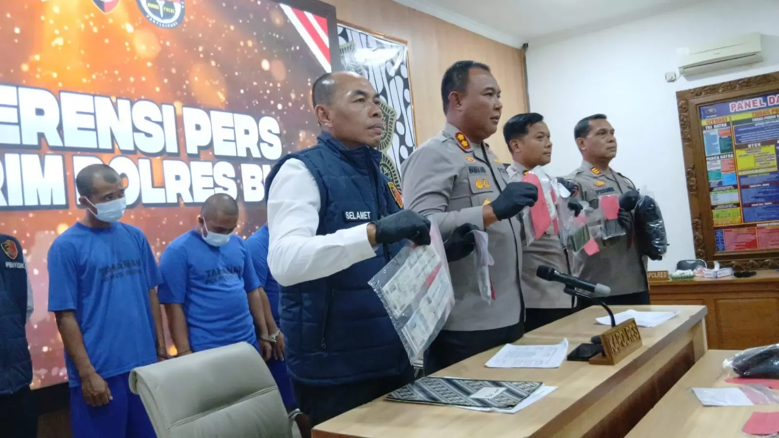 Polres Blora Tangkap Komplotan Pencuri Motor, 10 Unit Raib dalam Sebulan