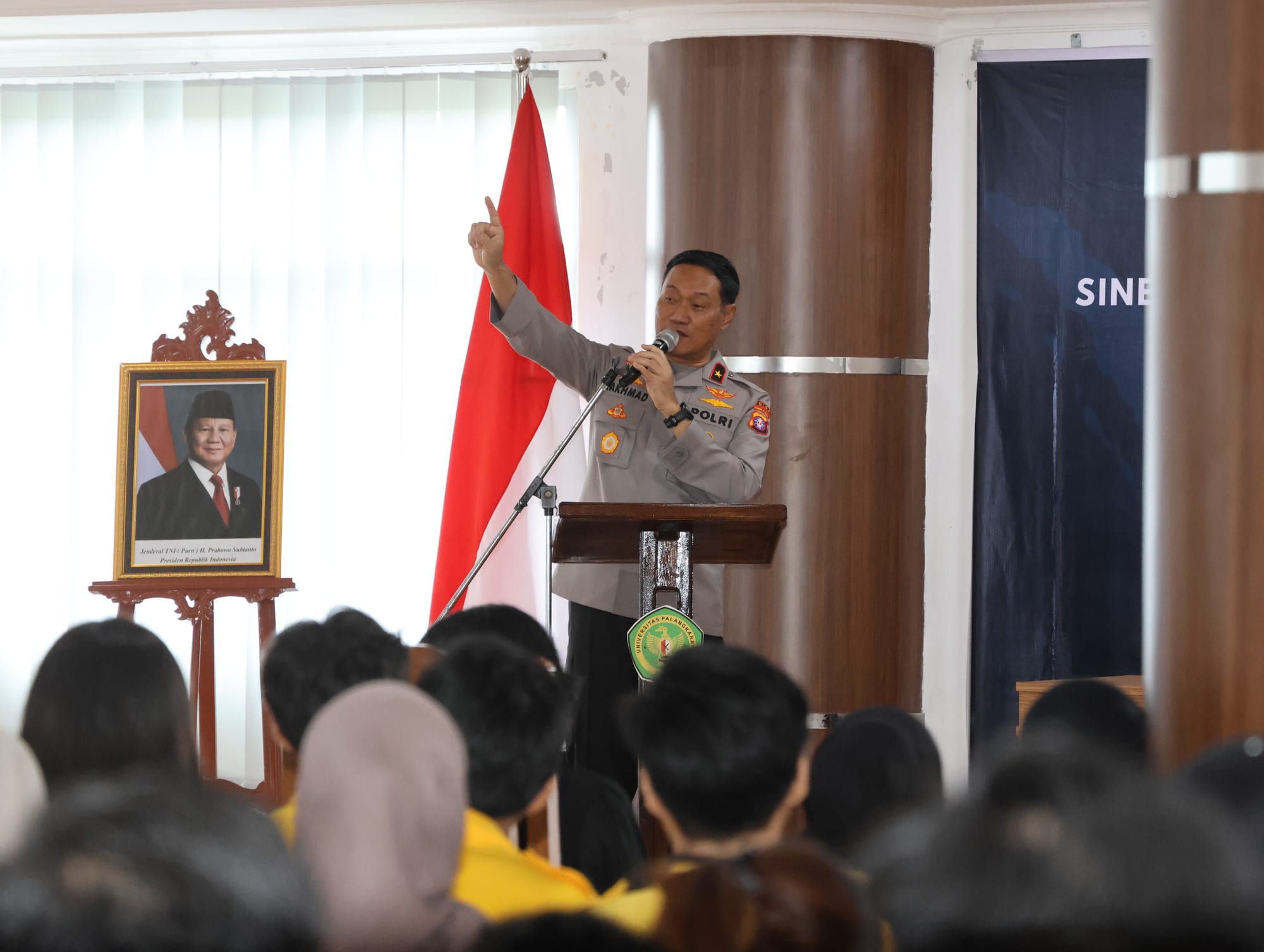 Wakapolda Kalteng Jadi Narasumber Kuliah Umum di UPR, Kupas Peran Polri dalam Asta Cita 2045