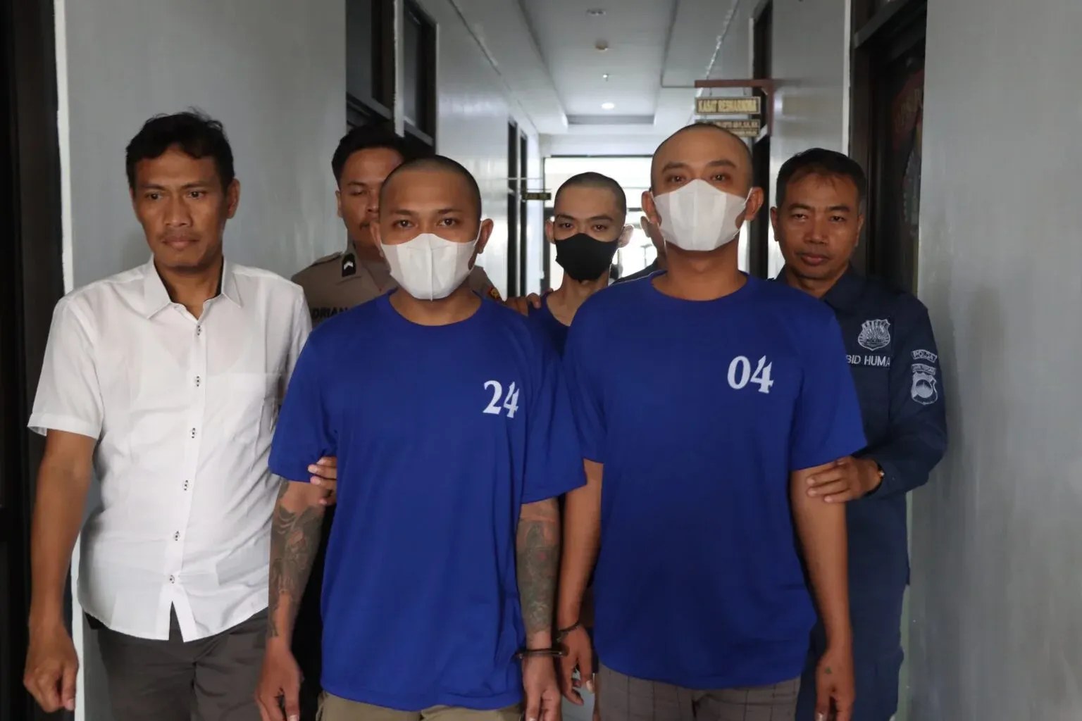 Polres Demak Amankan Tiga Tersangka Kasus Penganiayaan