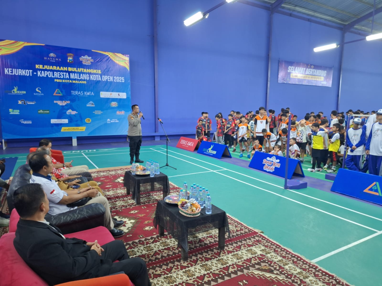400 Atlet Ramaikan Kejurkot Bulu Tangkis Kapolresta Malang Kota Open 2025