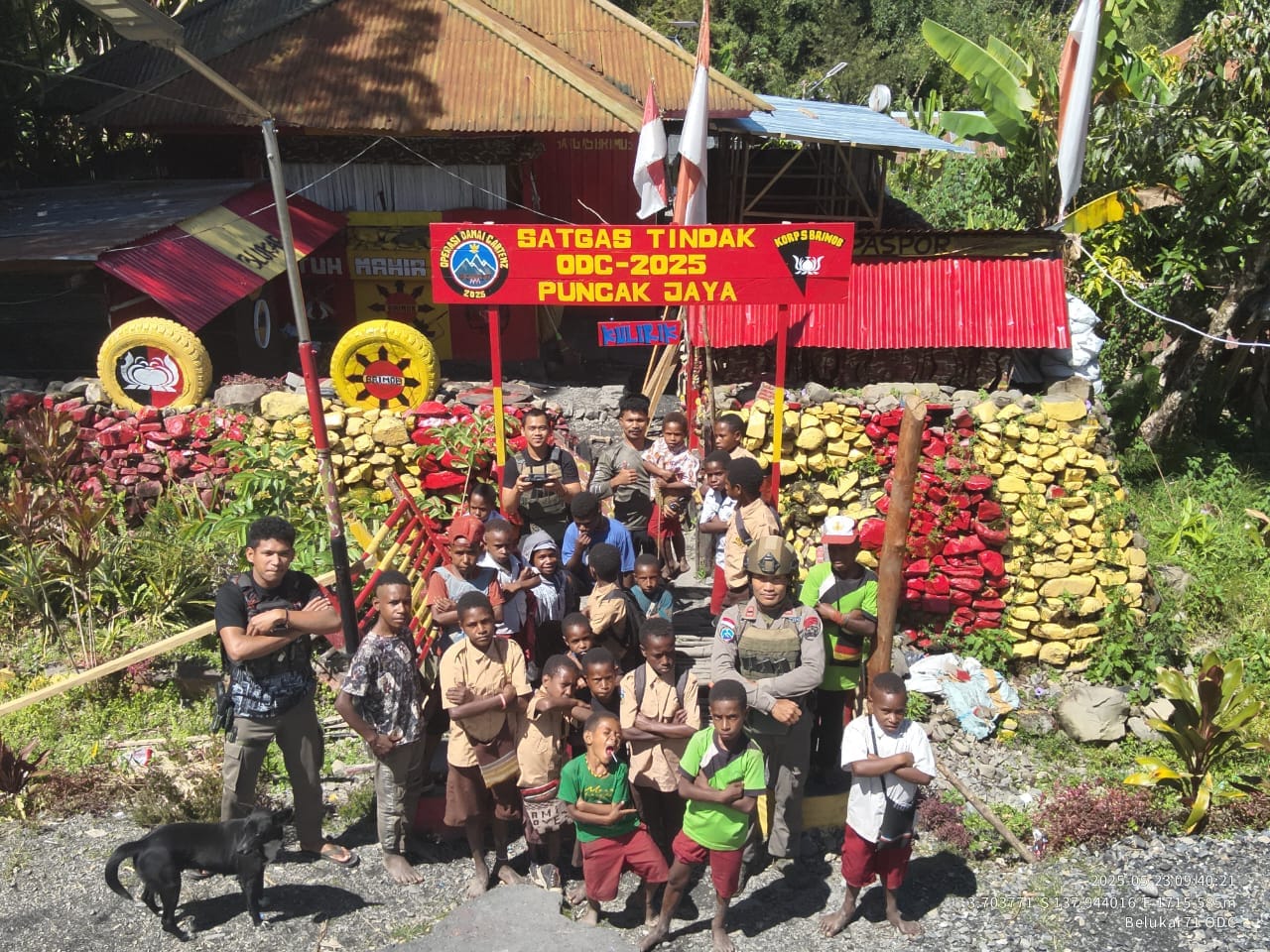 Ops Damai Cartenz 2025 Bangun Semangat Anak-anak di Kulirik