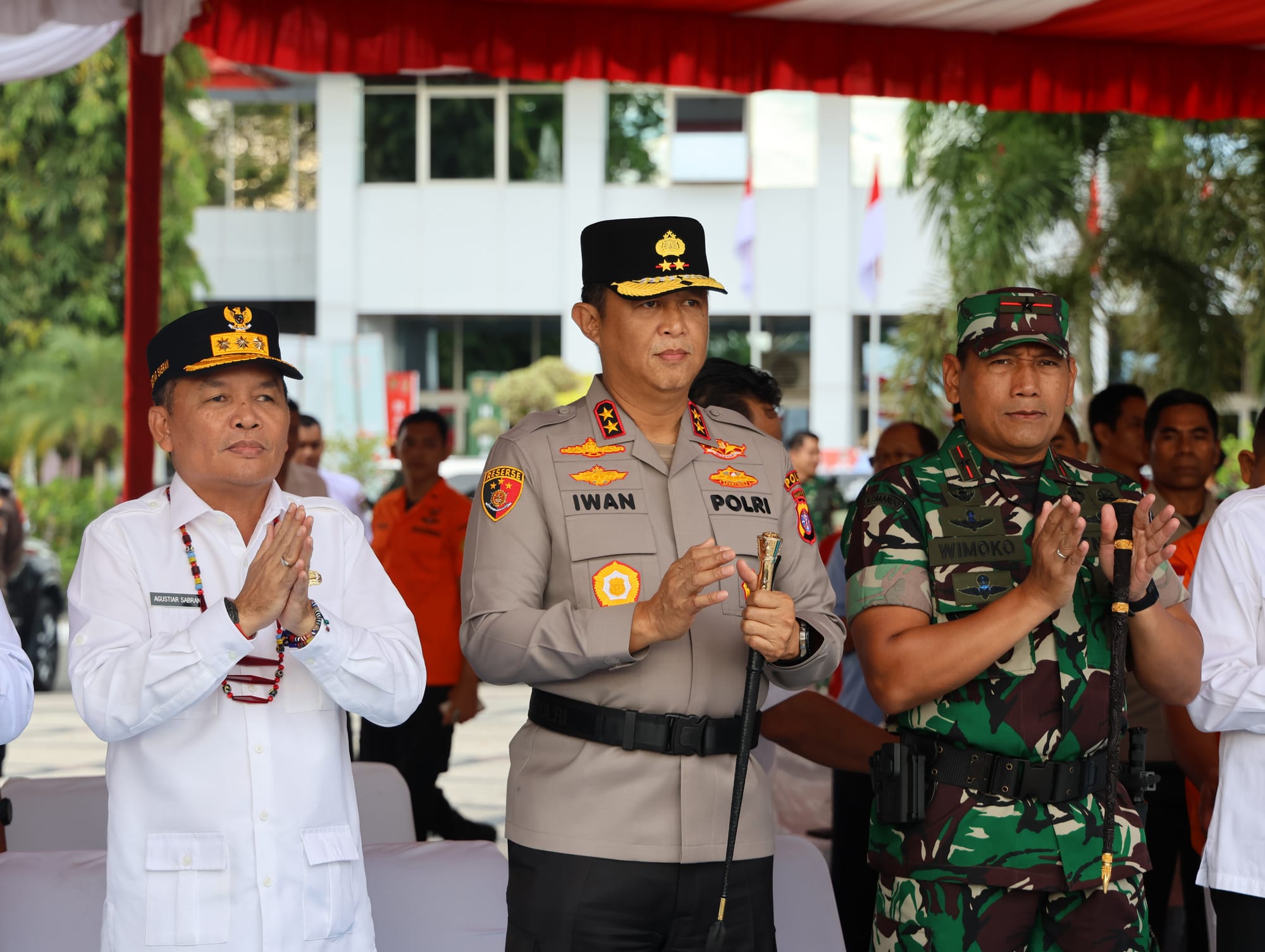 Siap Hadapi Karhutla, Kapolda Kalteng Pimpin Apel Gelar Pasukan dan Sarpras