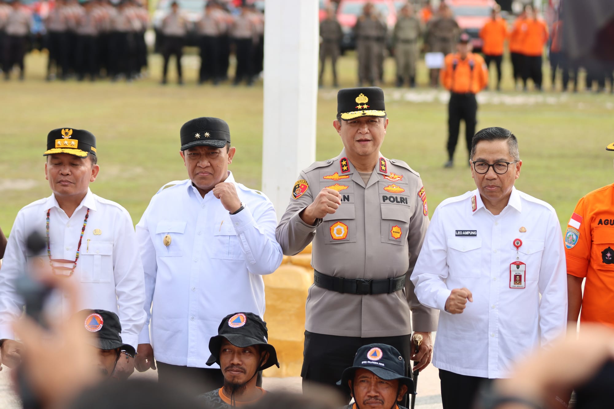 Kapolda Kalteng Hadiri Apel Kesiapsiagaan Karhutla di Kantor Gubernur