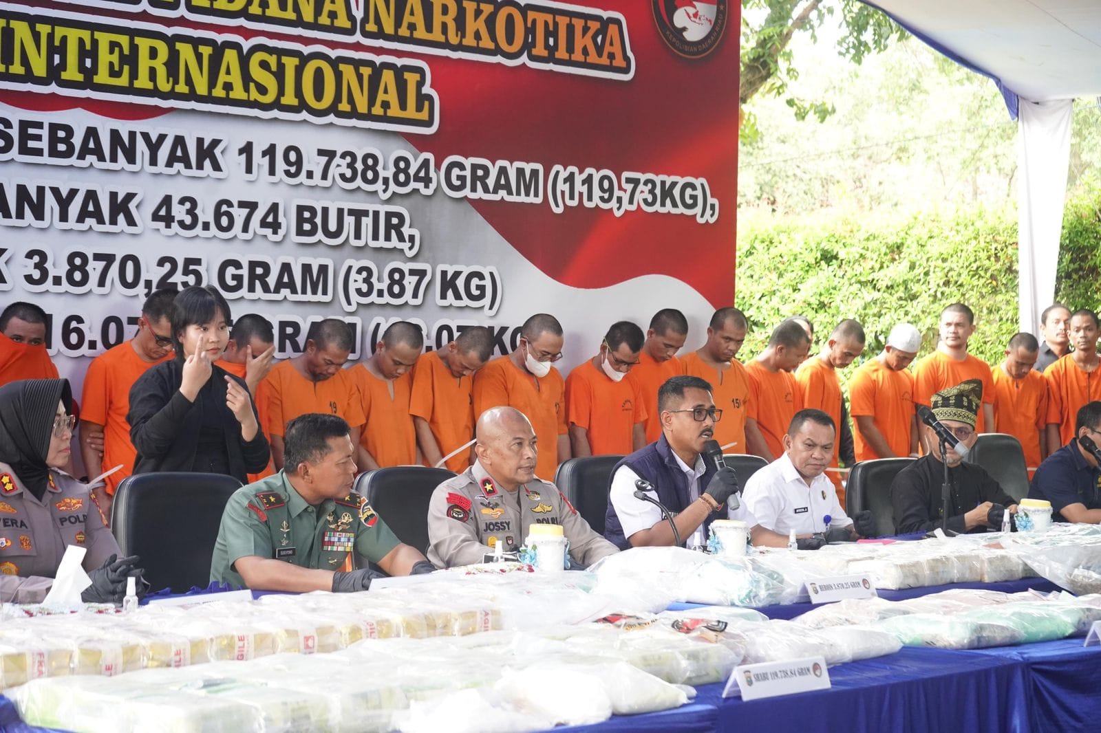 Polda Riau Gelar Pemusnahan Barang Bukti Narkoba