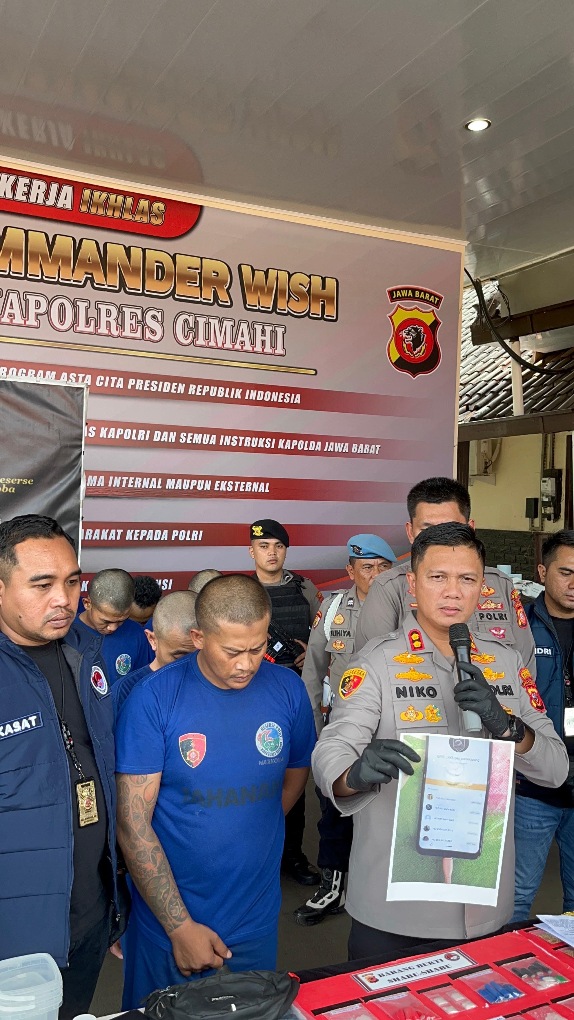 Anggota Ormas GRIB Jaya Diciduk Polisi karena Edarkan Narkoba di Bandung Barat