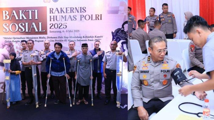 Rakernis Humas Polri 2025 Resmi Dibuka, Berbagai Kegiatan Sosial Digelar di Akpol Semarang