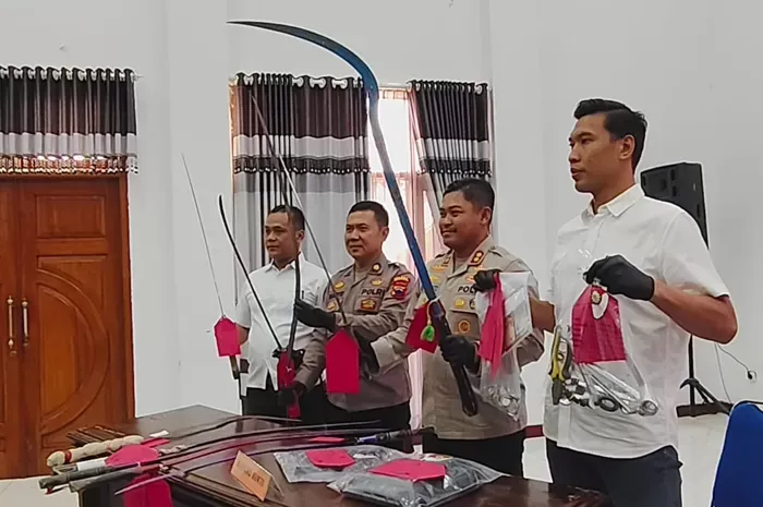Polisi Amankan Empat Remaja Bersenjata Celurit di Grobogan, Diduga Akan Tawuran