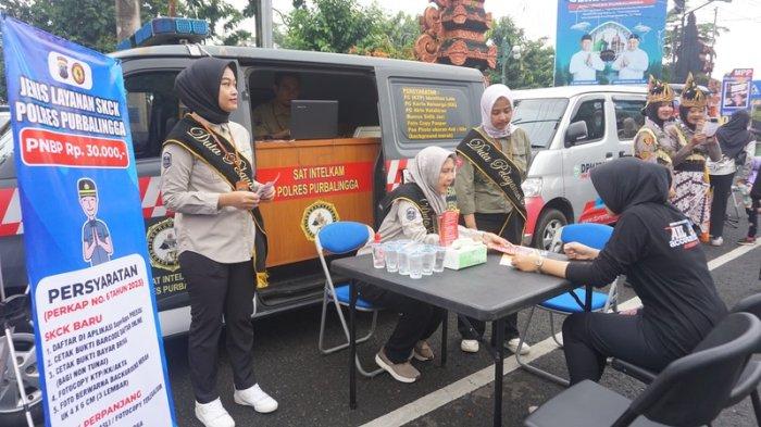 Inovatif! Polres Purbalingga Buka Layanan SIM dan Publik di Tengah CFD