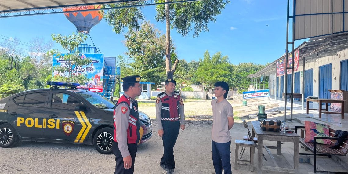 Satgas Preventif Polres Rembang Gelar Patroli Premanisme di Obyek Wisata Puri Berlian