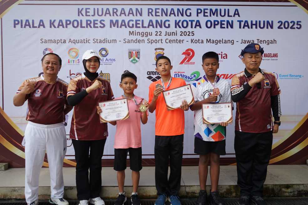 Piala Kapolres: 608 Peserta Ramaikan Kejuaraan Renang Pemula di GOR Samapta