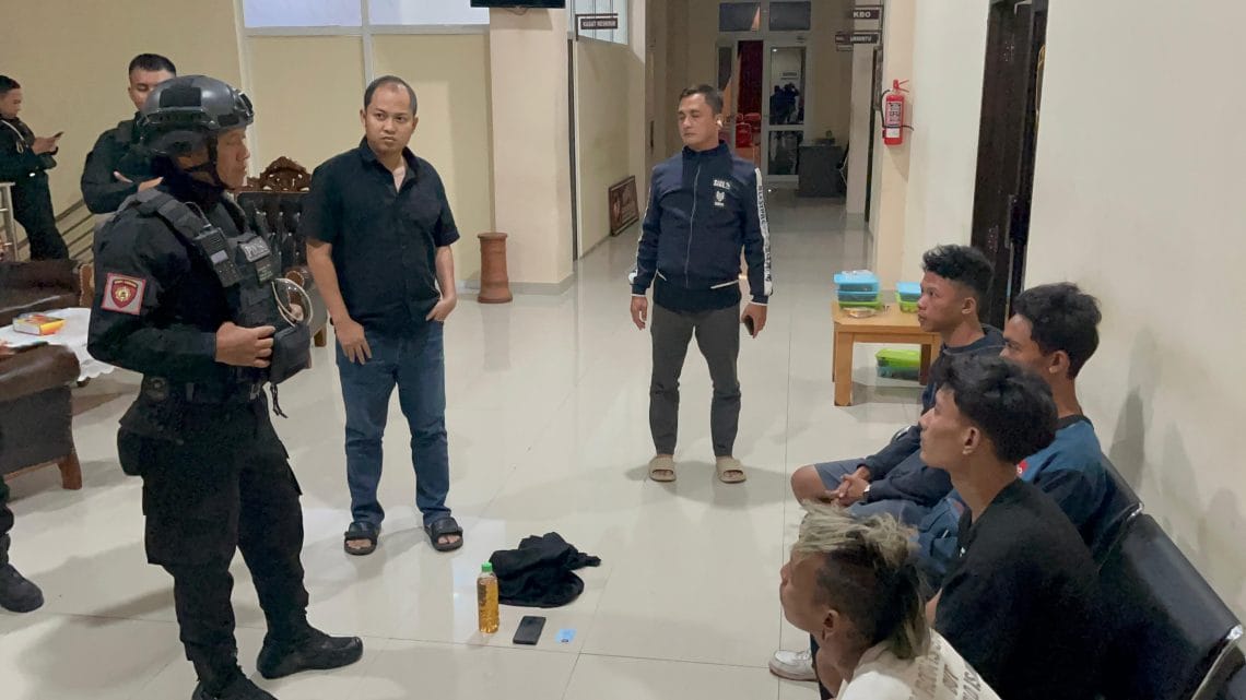 Empat Pemuda Diamankan Tim Sparta Polresta Surakarta Usai Pesta Miras dan Terlibat Penganiayaan di Nusukan