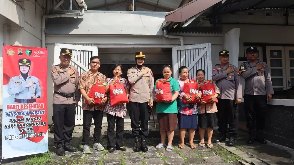 Hari Bhayangkara ke‑79, Polres Magelang Kota Perkuat Sinergi dengan Warga