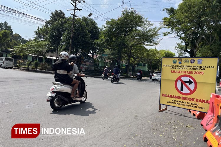 Uji Coba Satu Arah Kahuripan–Tumapel Kota Malang Efektif Redakan Kemacetan