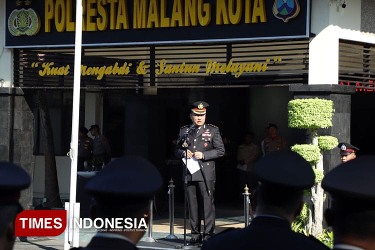 Hari Lahir Pancasila, Kapolresta Malang Kota Apresiasi Personel dan Warga Berprestasi