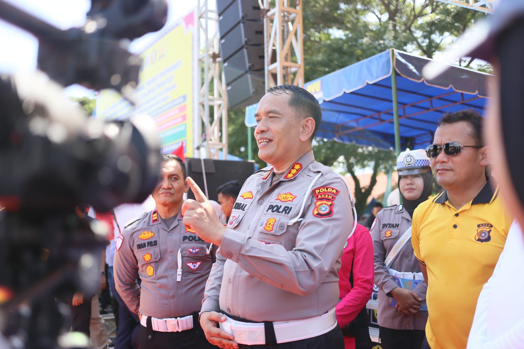 Ribuan Warga Padati Lapangan Pemuda Aceh Tenggara dalam Kampanye Keselamatan Lalu Lintas