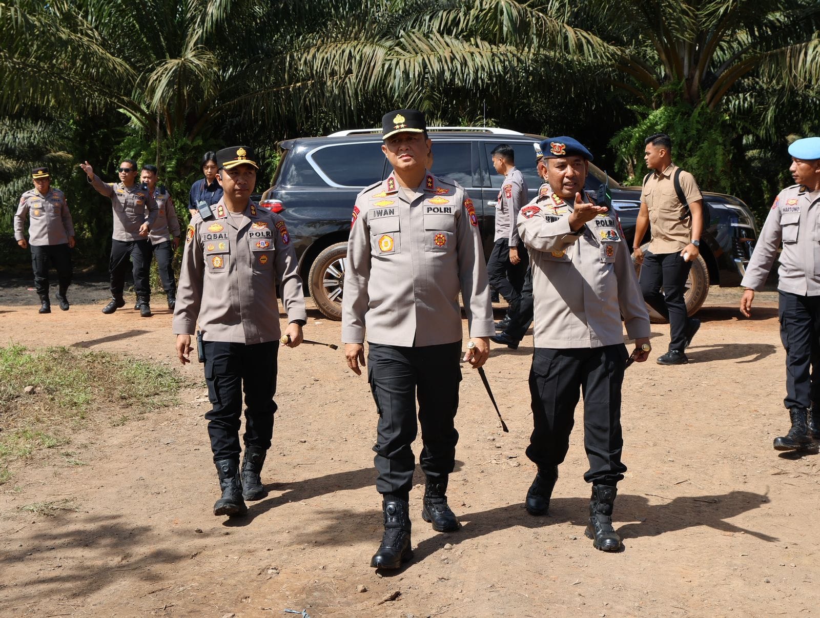 Kapolda Kalteng Tinjau Panen Raya Jagung di Pulang Pisau