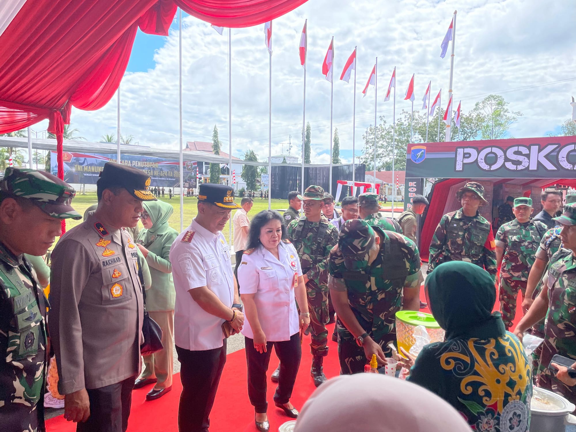 Kapolres Barsel Hadiri dan Sambut Kunker Wakasad pada Penutupan TMMD 2025