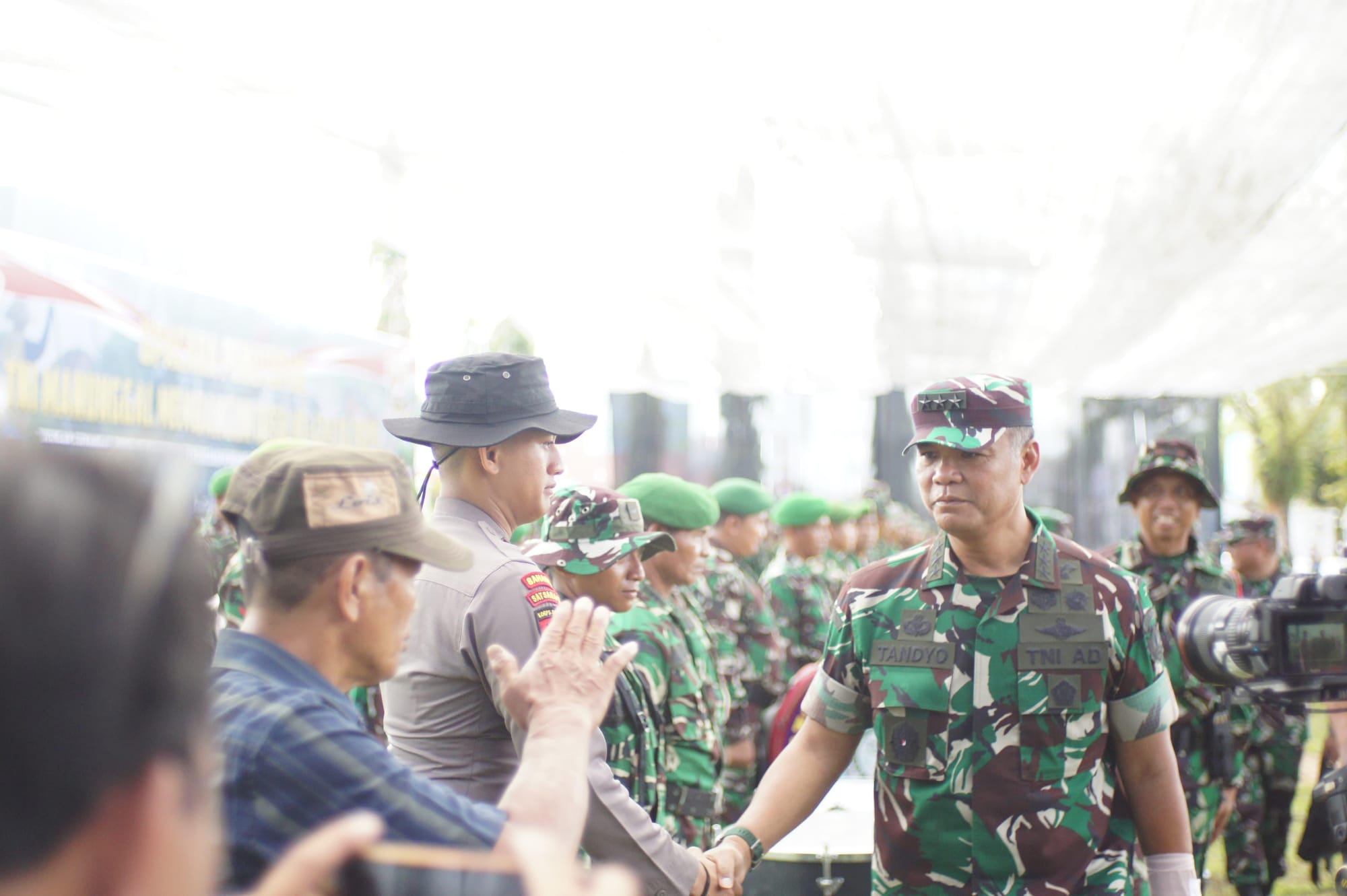 TMMD 2025 Ditutup, Kapolres Barsel Sambut Kunjungan Kerja Wakasad