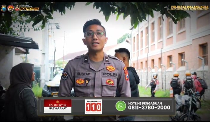 Polresta Malang Kota Maksimalkan Layanan 110 dan Hotline WA untuk Respons Cepat