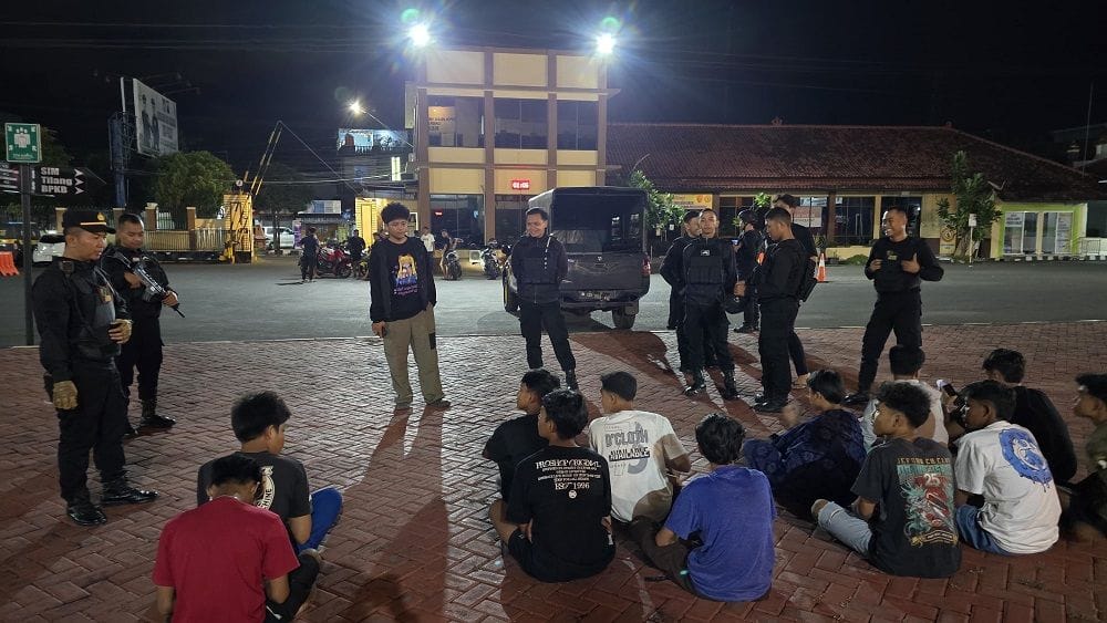 Polisi Amankan Sejumlah Pemuda yang Diduga Terlibat Balap Liar