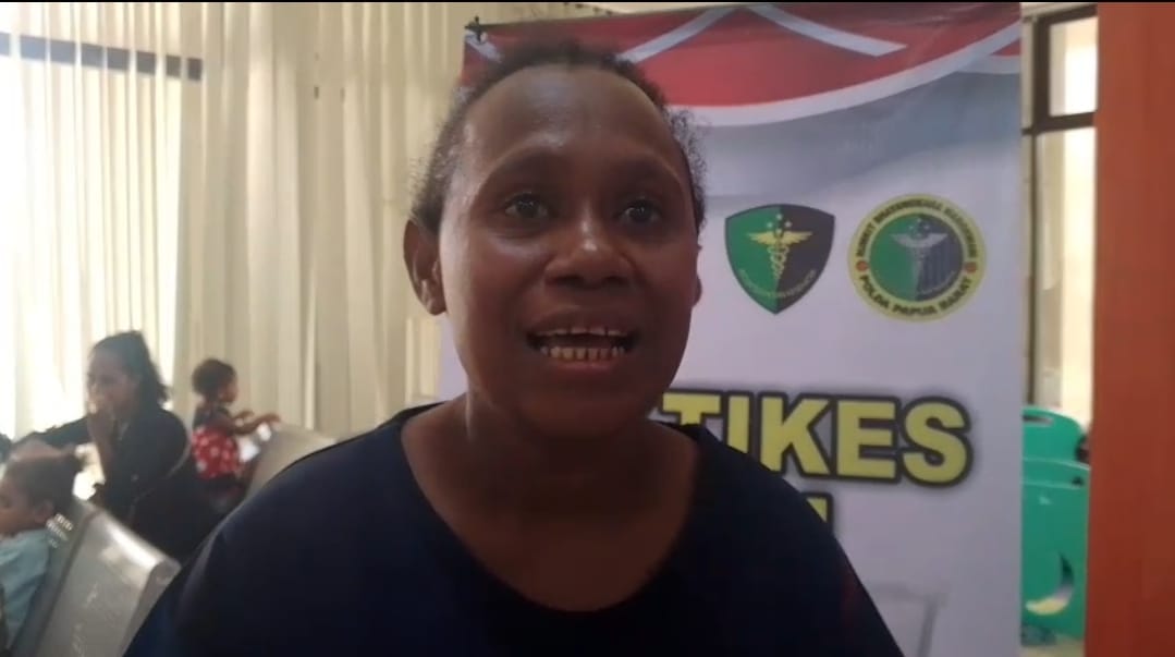 Rosalina Kolin: “Terima Kasih Polda, Anak Saya Bisa Cek Stunting Gratis”